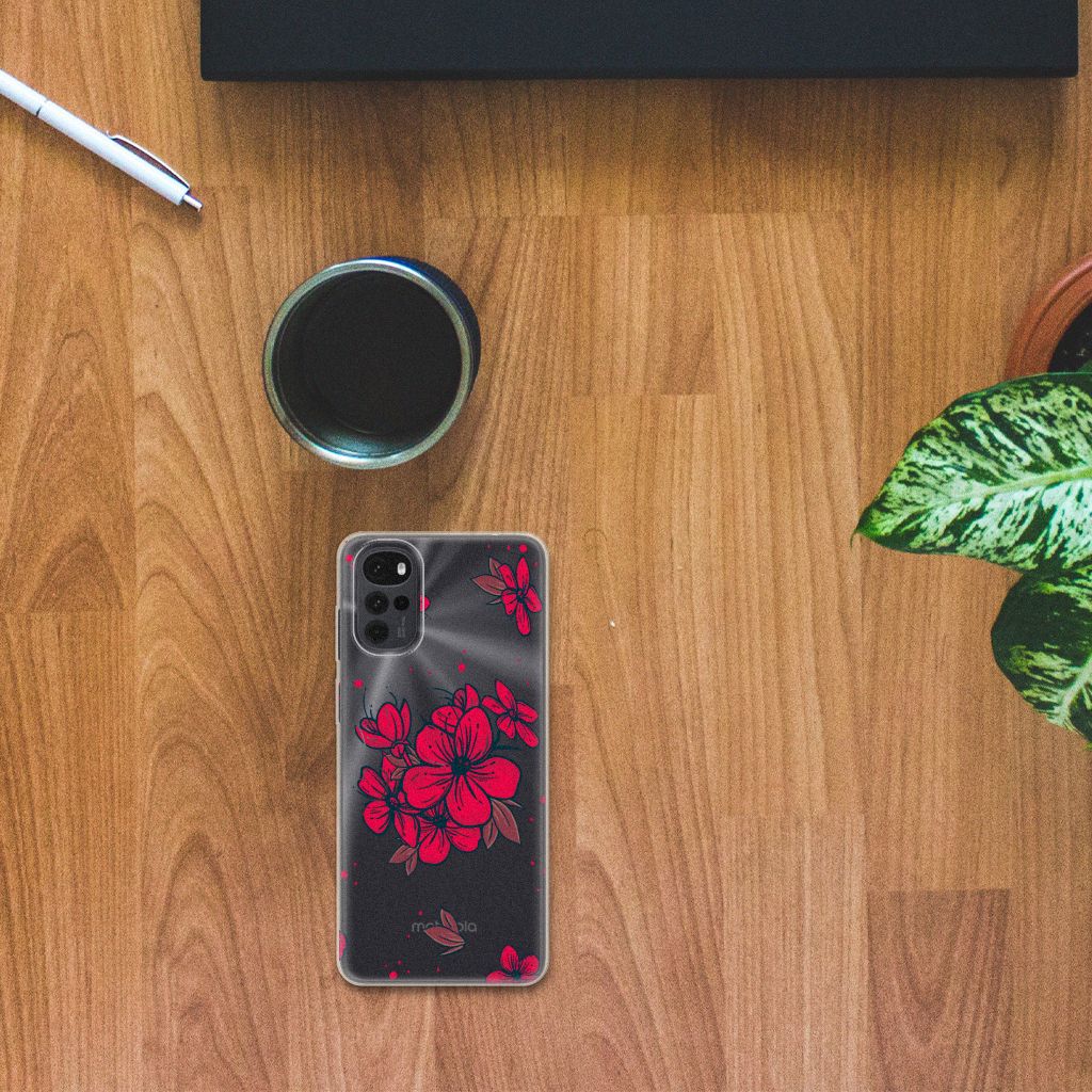 Motorola Moto G22 TPU Case Blossom Red