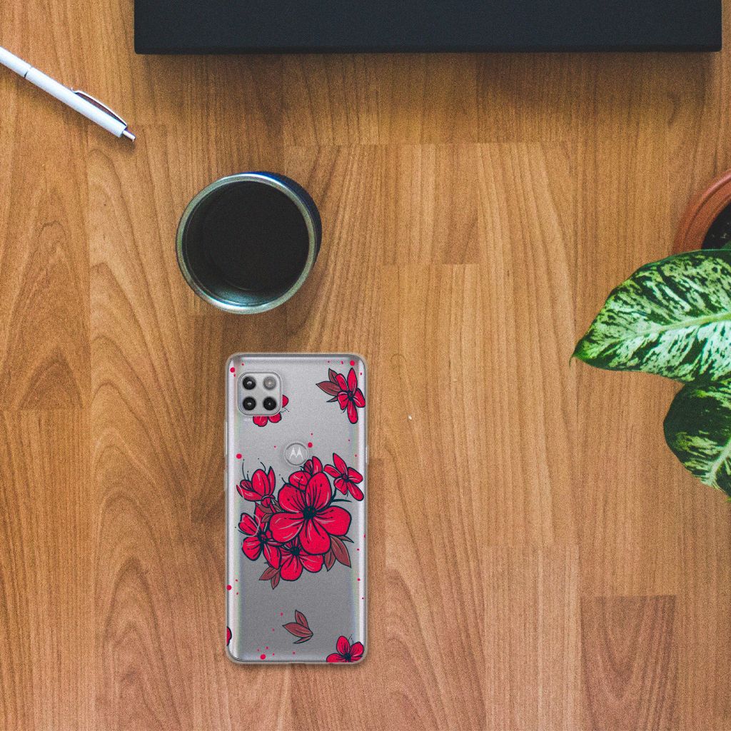 Motorola Moto G 5G TPU Case Blossom Red