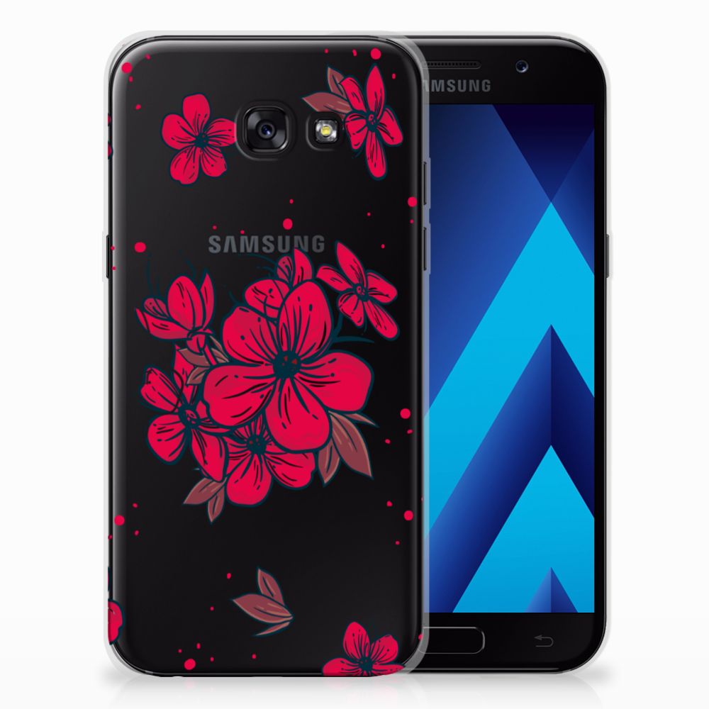 Samsung Galaxy A5 2017 TPU Case Blossom Red