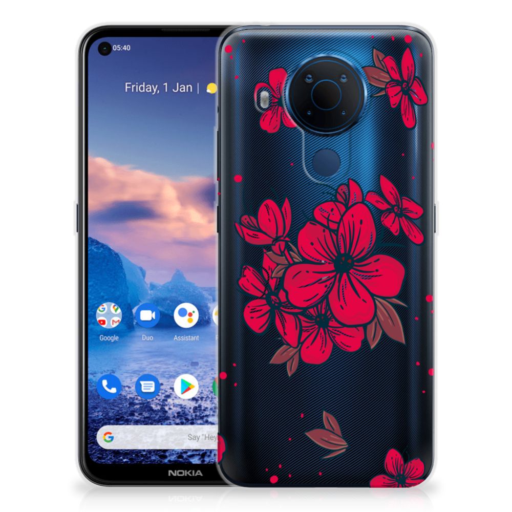 Nokia 5.4 TPU Case Blossom Red
