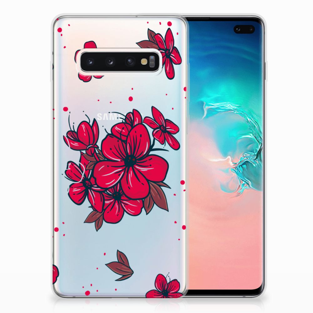 Samsung Galaxy S10 Plus TPU Case Blossom Red