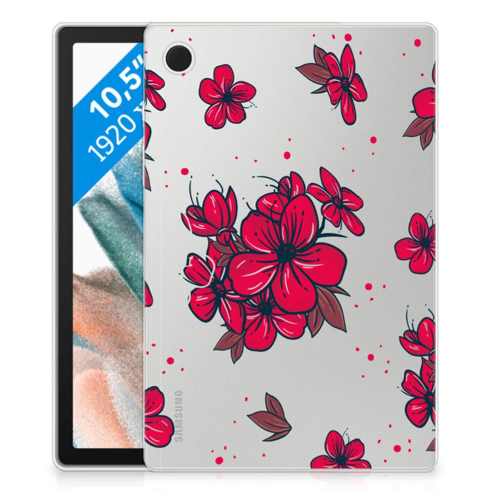 Samsung Galaxy Tab A8 2021/2022 Siliconen Hoesje Blossom Red