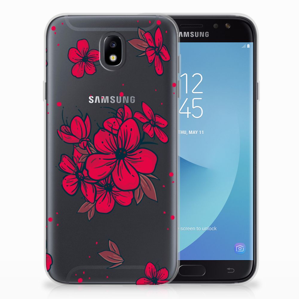 Samsung Galaxy J7 2017 | J7 Pro TPU Case Blossom Red