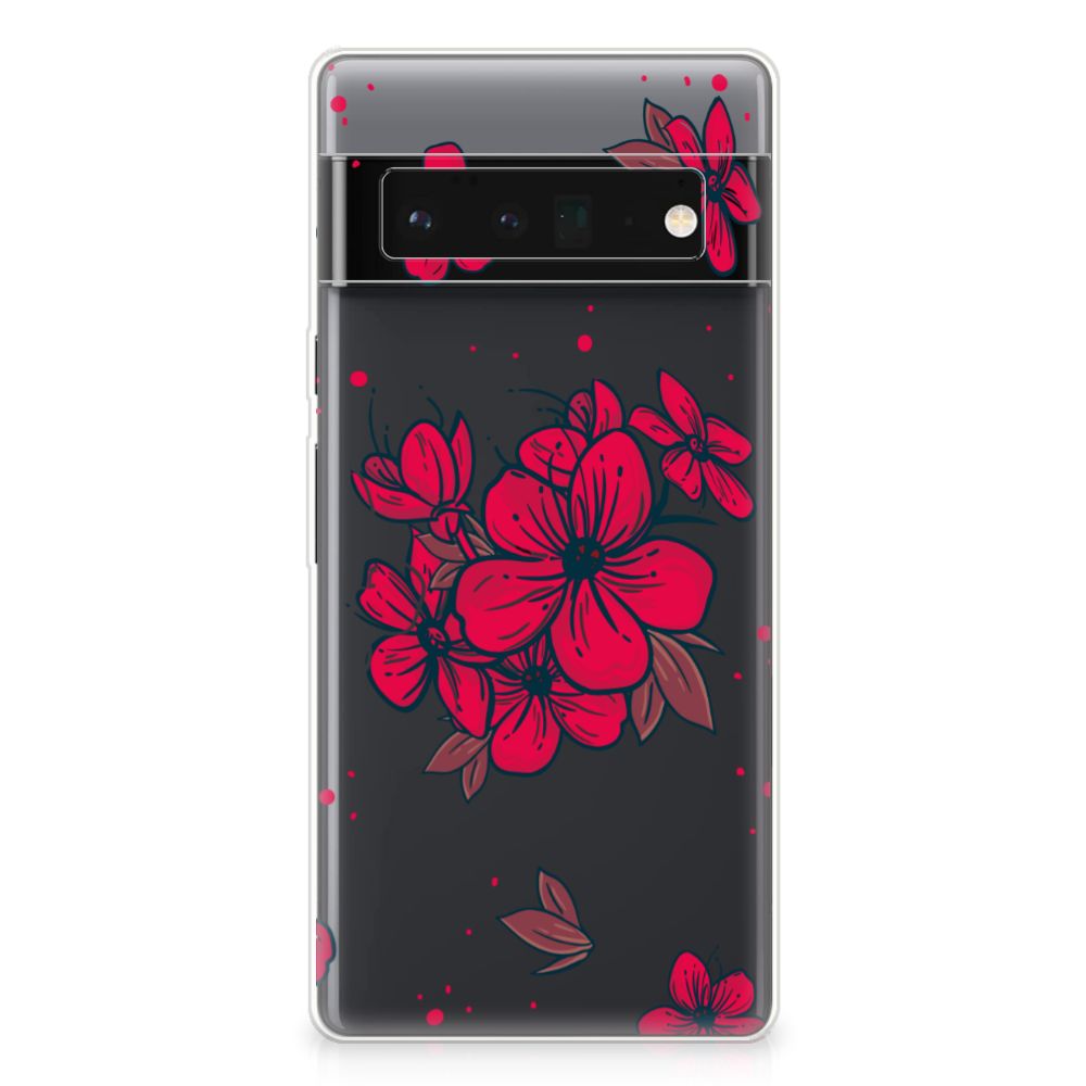 Google Pixel 6 Pro TPU Case Blossom Red