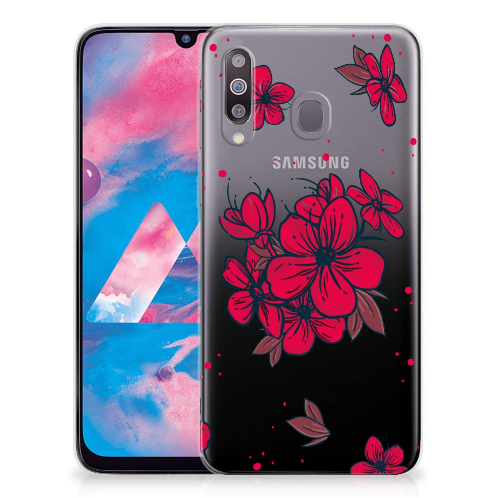 Samsung Galaxy M30 TPU Case Blossom Red