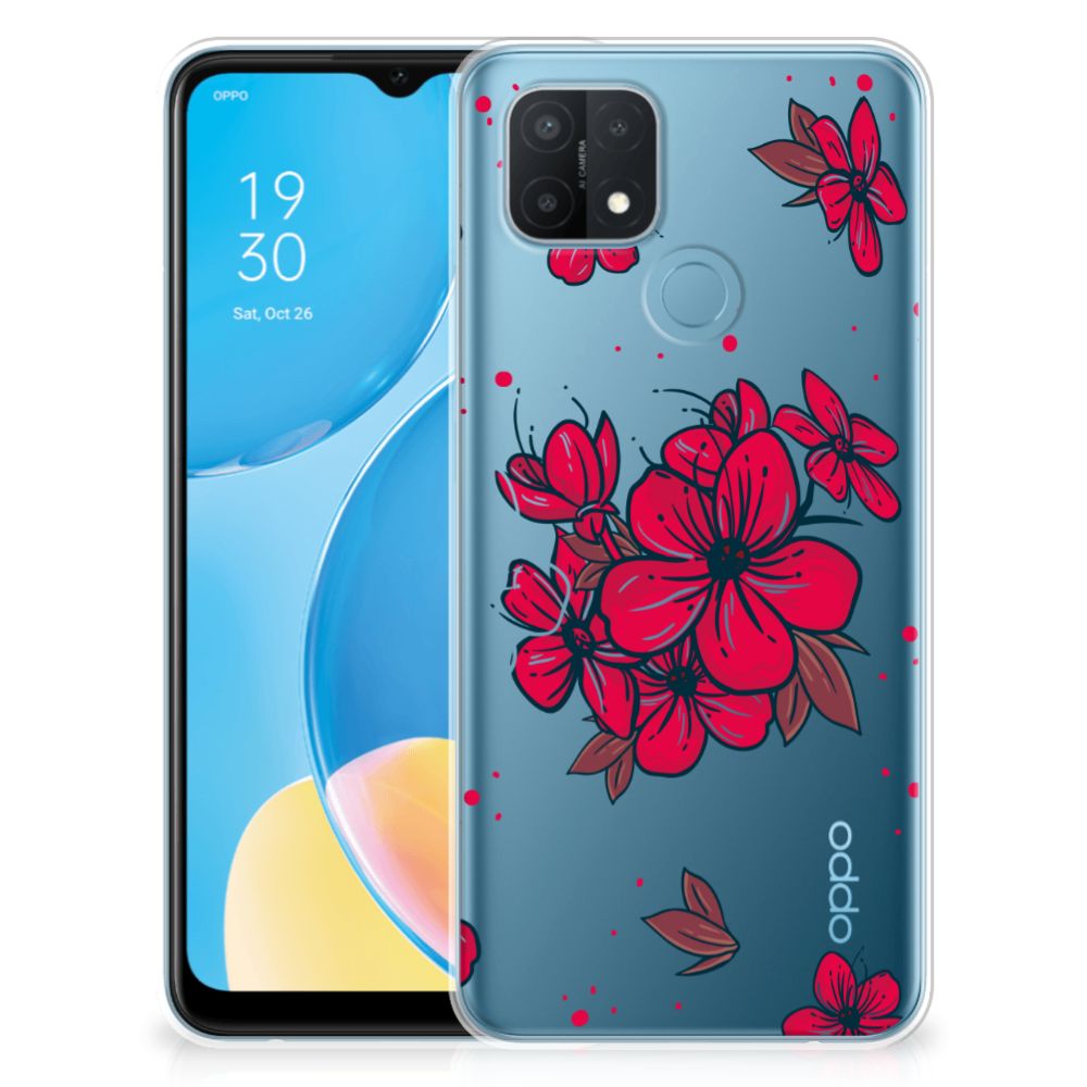 OPPO A15 TPU Case Blossom Red