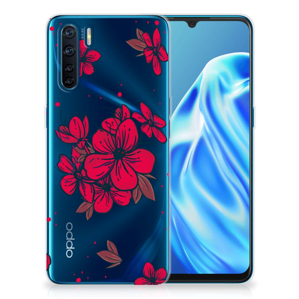 OPPO A91 TPU Case Blossom Red
