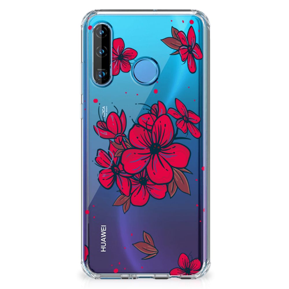 Huawei P30 Lite Case Blossom Red