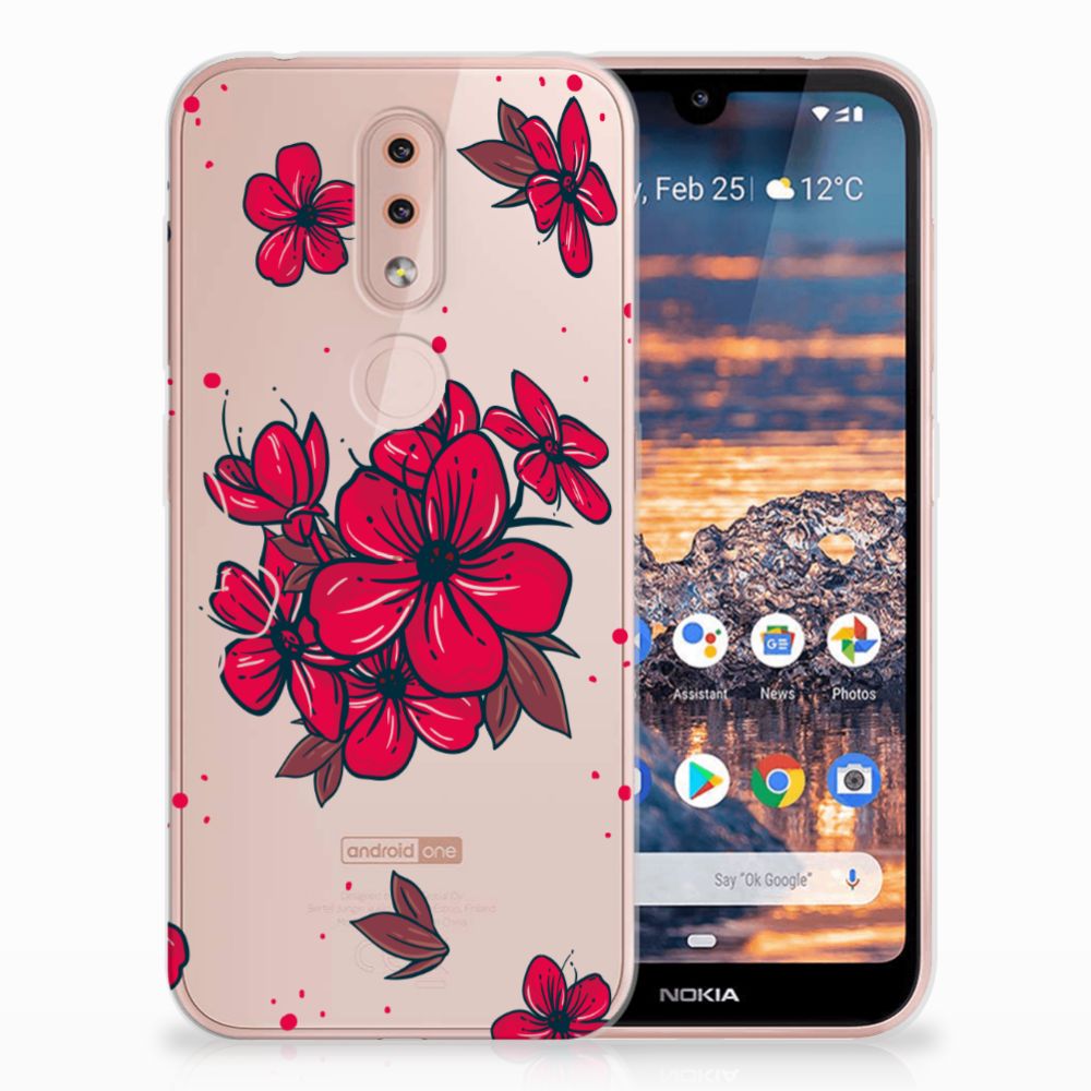 Nokia 4.2 TPU Case Blossom Red