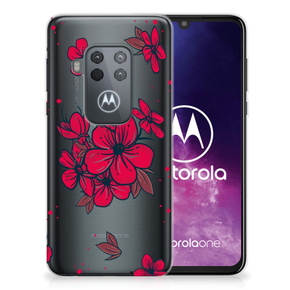 Motorola One Zoom TPU Case Blossom Red
