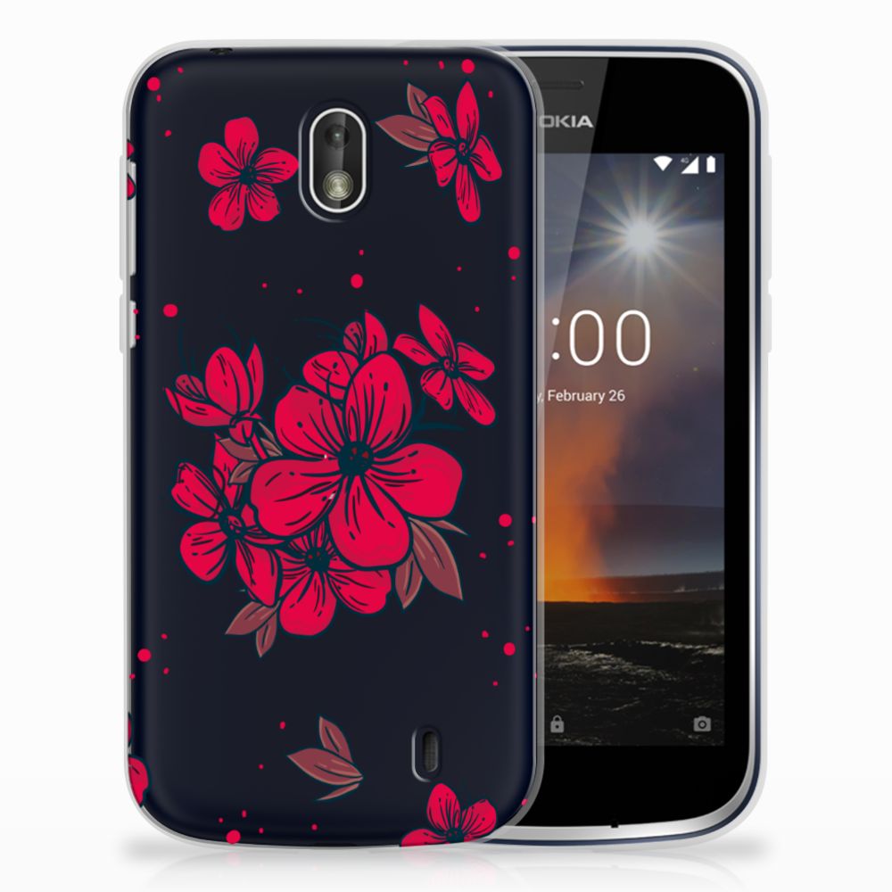 Nokia 1 TPU Case Blossom Red