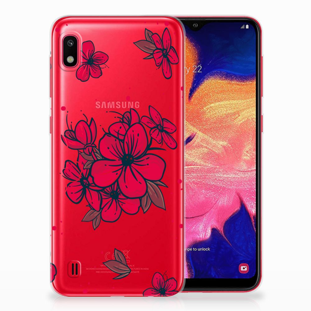 Samsung Galaxy A10 TPU Case Blossom Red