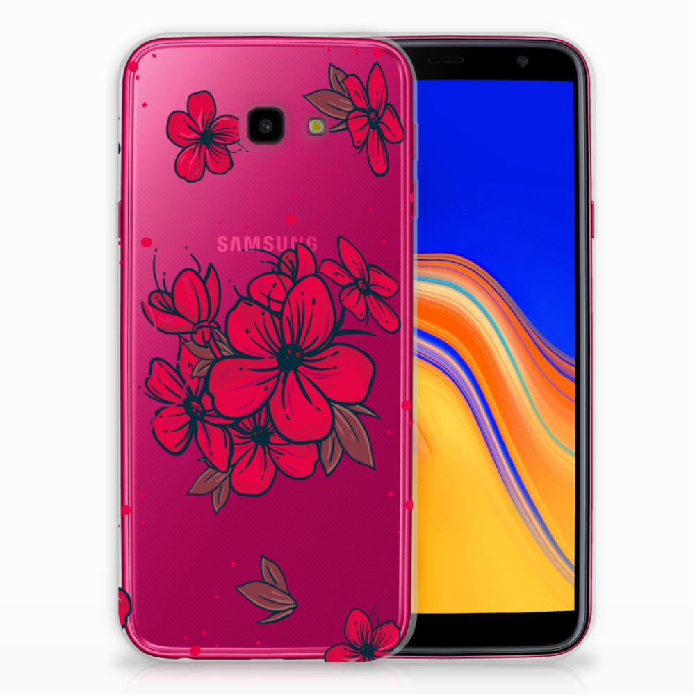 Samsung Galaxy J4 Plus (2018) TPU Case Blossom Red