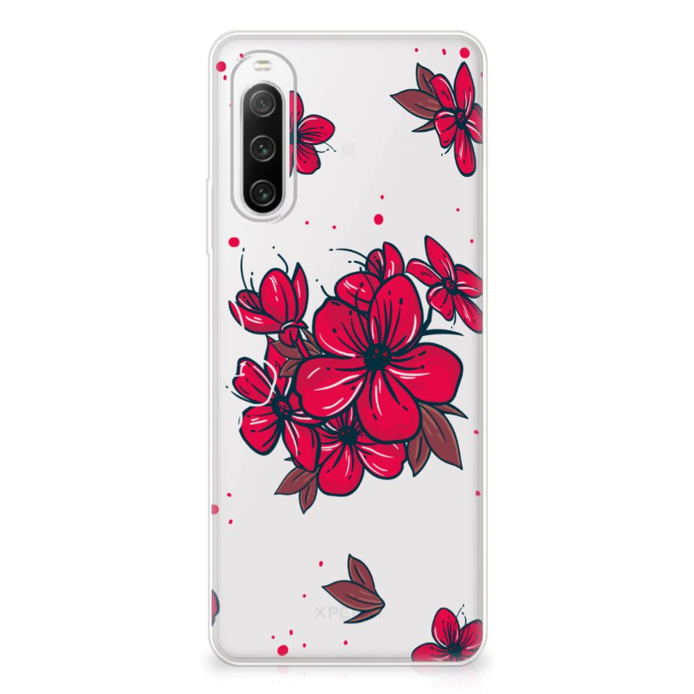 Sony Xperia 10 IV TPU Case Blossom Red