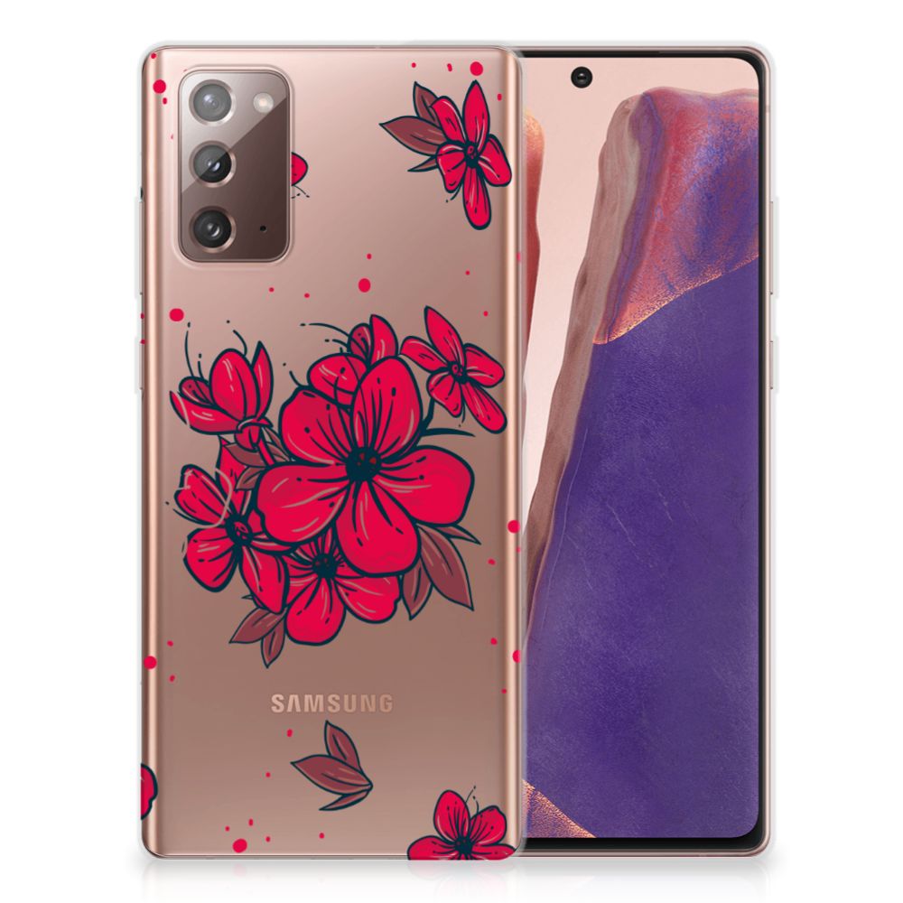 Samsung Note 20 TPU Case Blossom Red