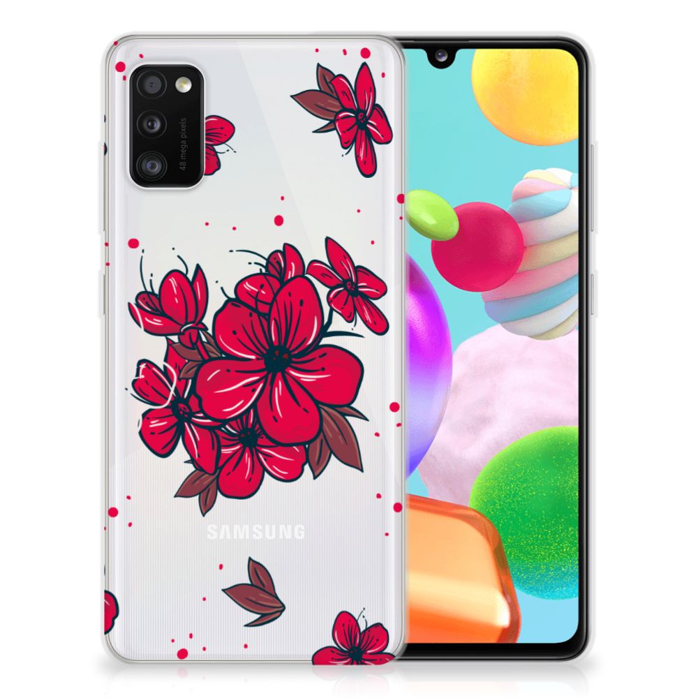 Samsung Galaxy A41 TPU Case Blossom Red