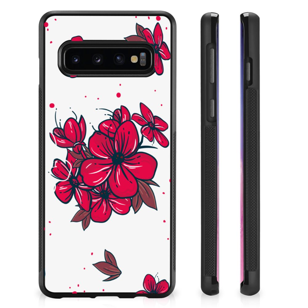Samsung Galaxy S10+ Skin Case Blossom Red