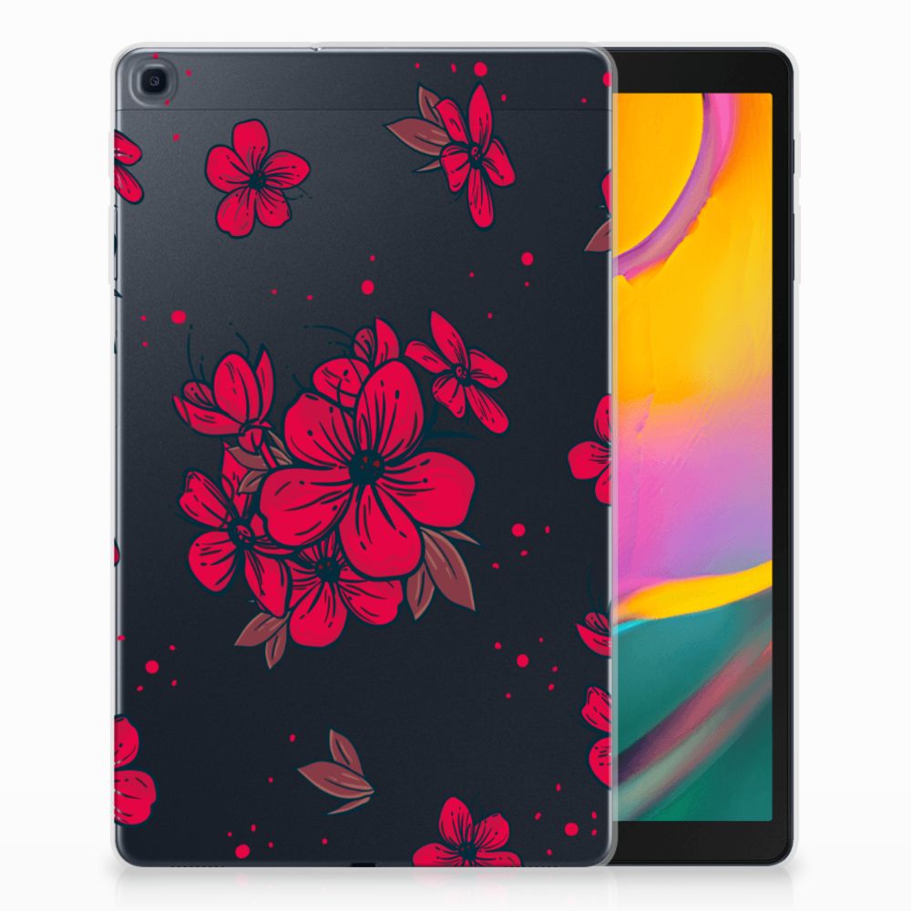 Samsung Galaxy Tab A 10.1 (2019) Siliconen Hoesje Blossom Red