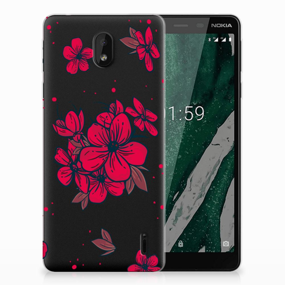 Nokia 1 Plus TPU Case Blossom Red