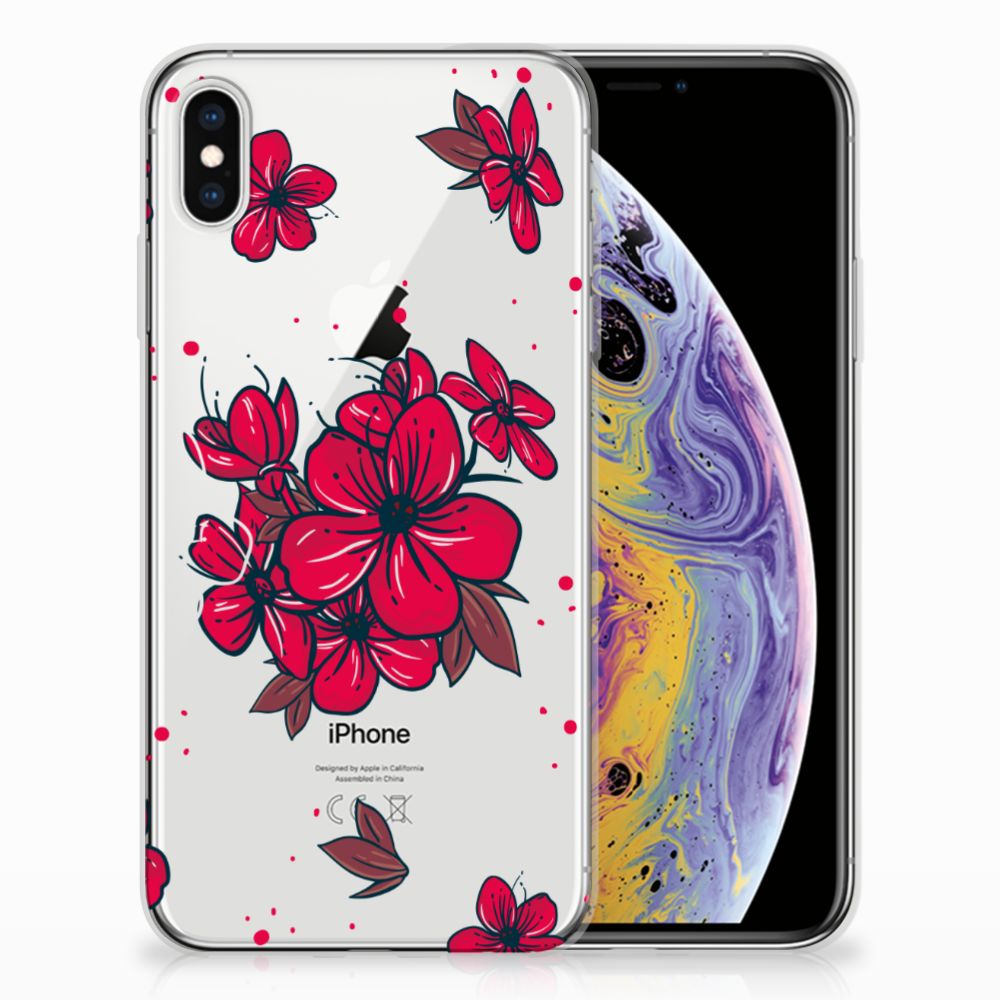 Apple iPhone Xs Max TPU Case Blossom Red
