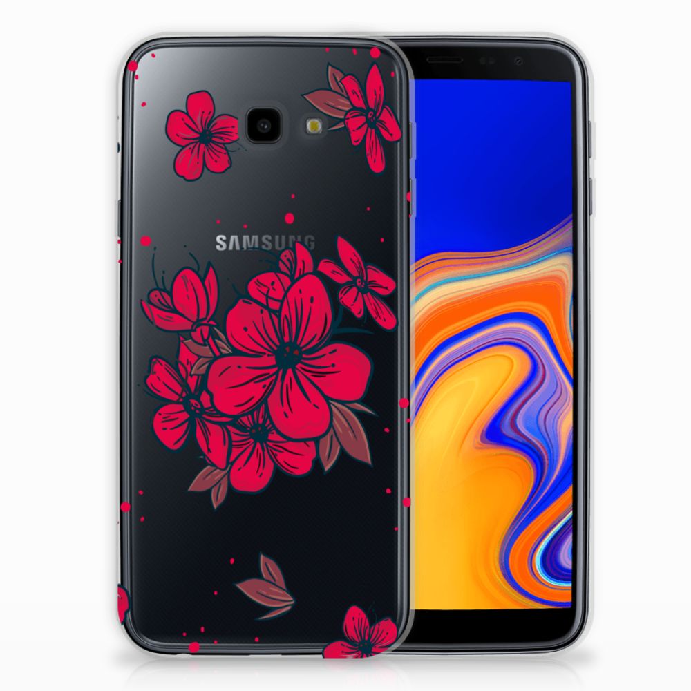 Samsung Galaxy J4 Plus (2018) TPU Case Blossom Red