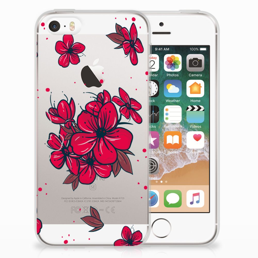 Apple iPhone SE | 5S TPU Case Blossom Red