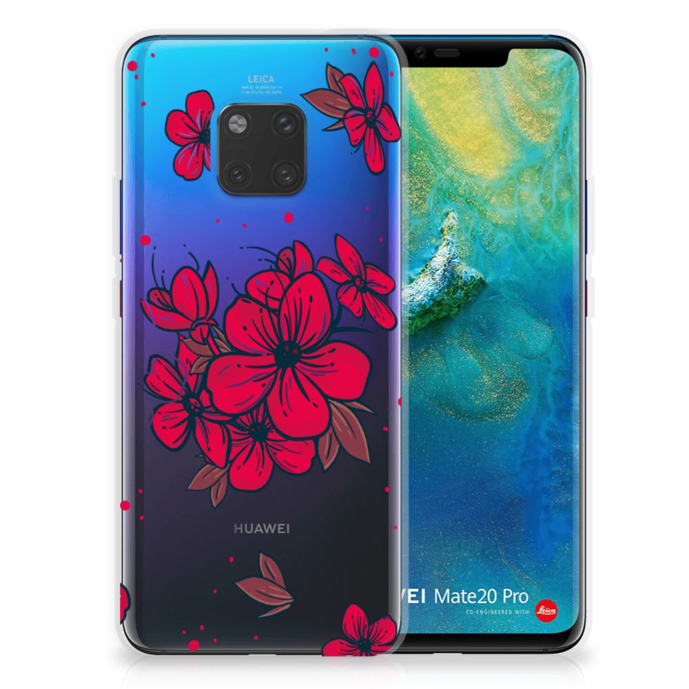 Huawei Mate 20 Pro TPU Case Blossom Red