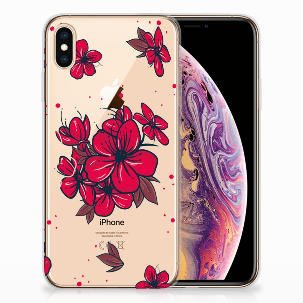 Apple iPhone Xs Max TPU Case Blossom Red