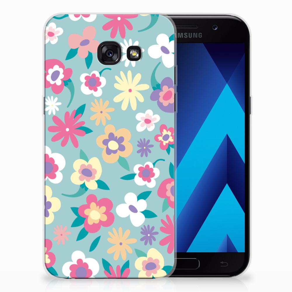 Samsung Galaxy A5 2017 TPU Case Flower Power