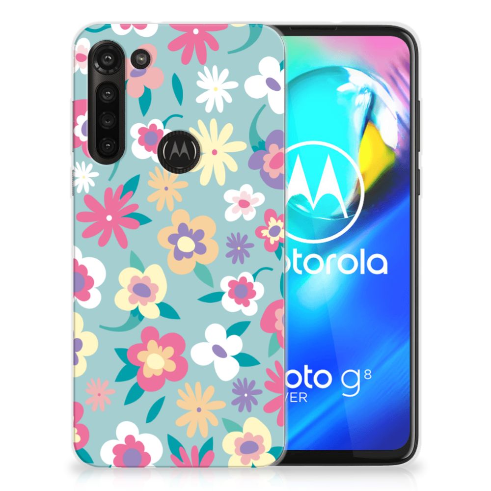 Motorola Moto G8 Power TPU Case Flower Power
