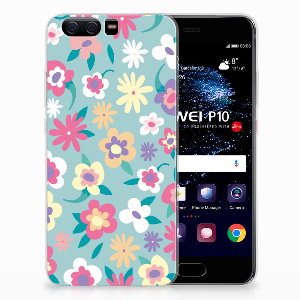 Huawei P10 TPU Case Flower Power