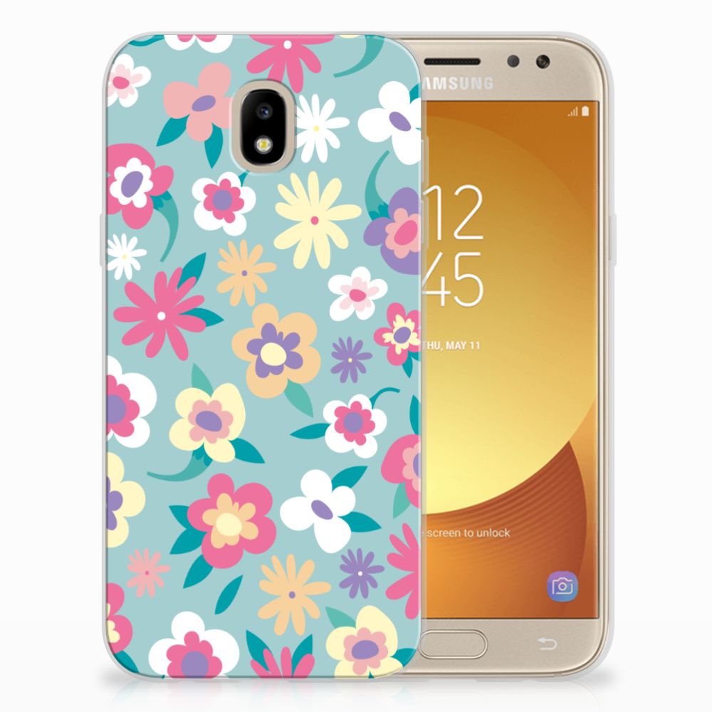 Samsung Galaxy J5 2017 TPU Case Flower Power