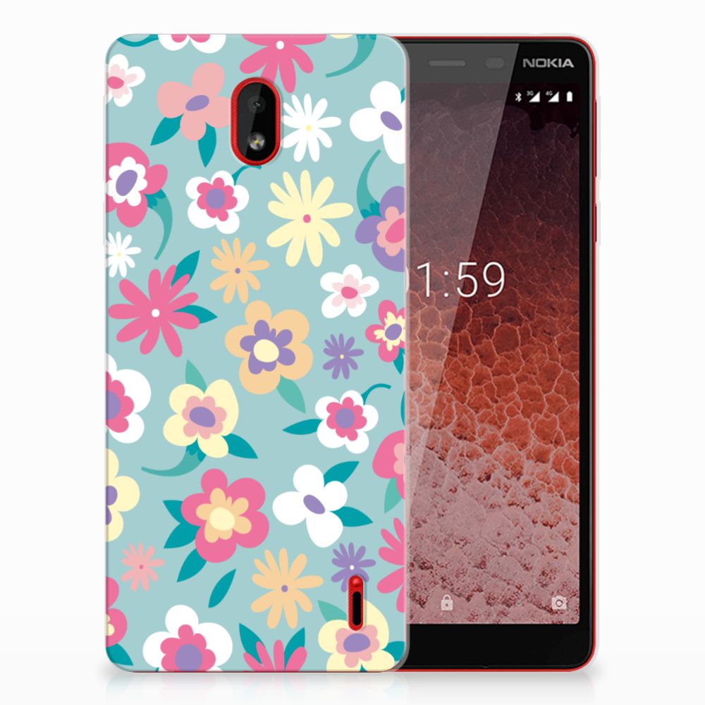 Nokia 1 Plus TPU Case Flower Power