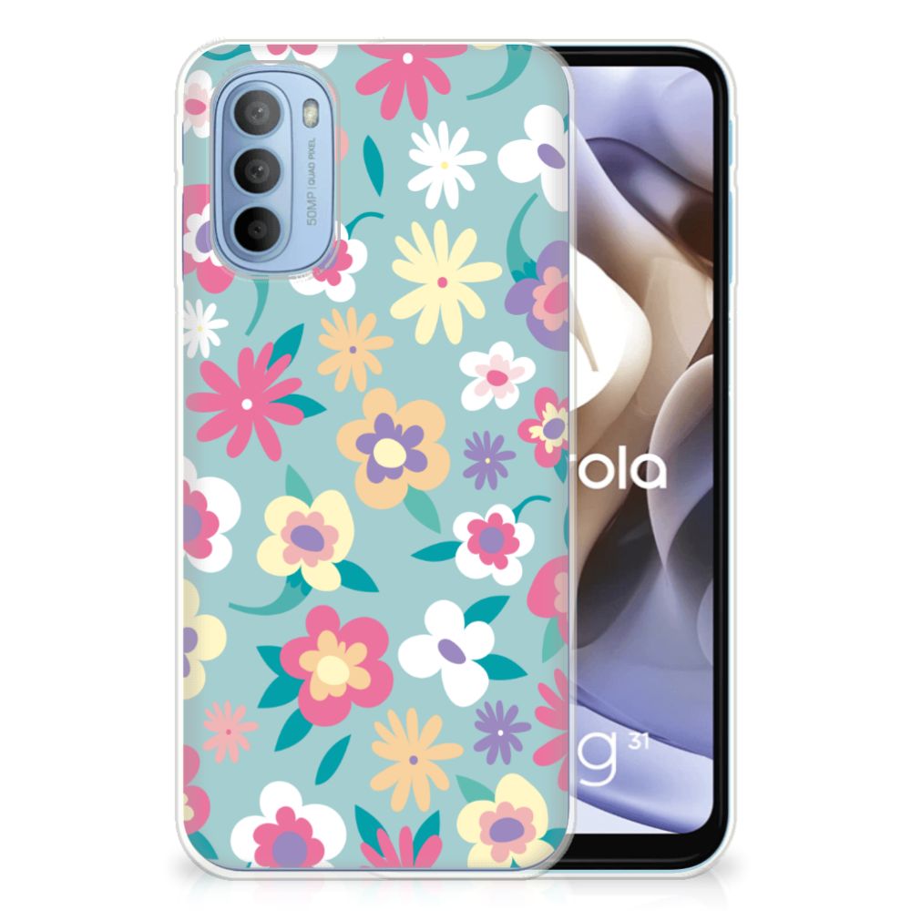 Motorola Moto G31 | G41 TPU Case Flower Power