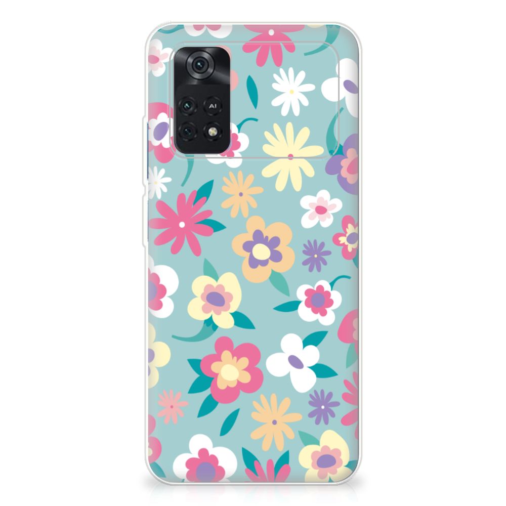 Xiaomi Poco M4 Pro 4G TPU Case Flower Power