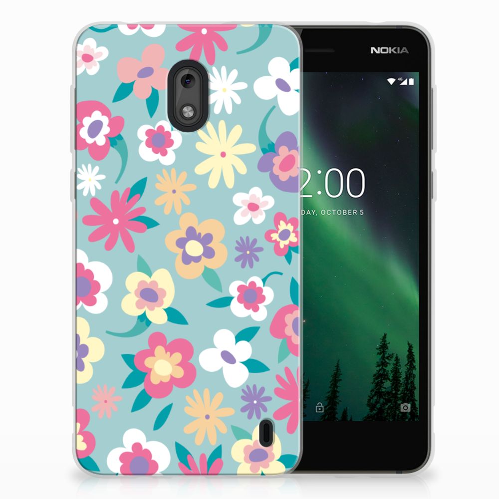 Nokia 2 TPU Case Flower Power