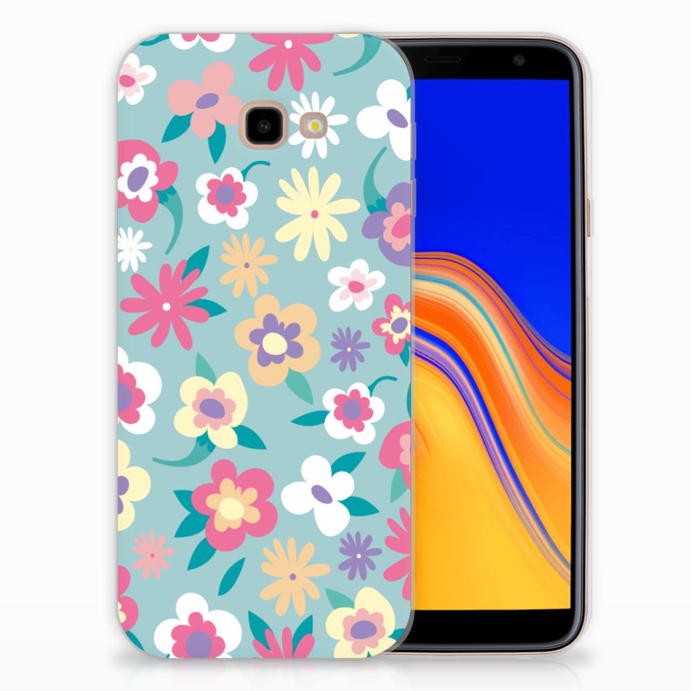 Samsung Galaxy J4 Plus (2018) TPU Case Flower Power