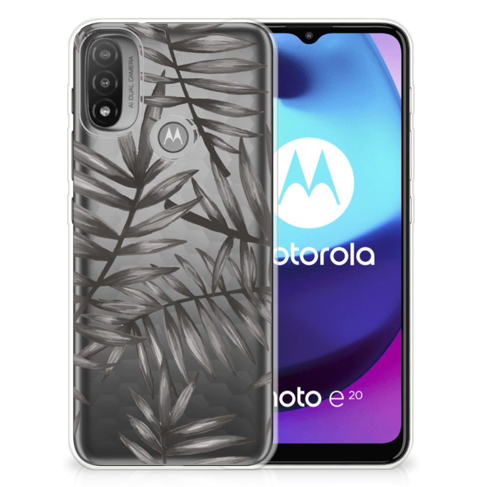 Motorola Moto E20 | E40 TPU Case Leaves Grey
