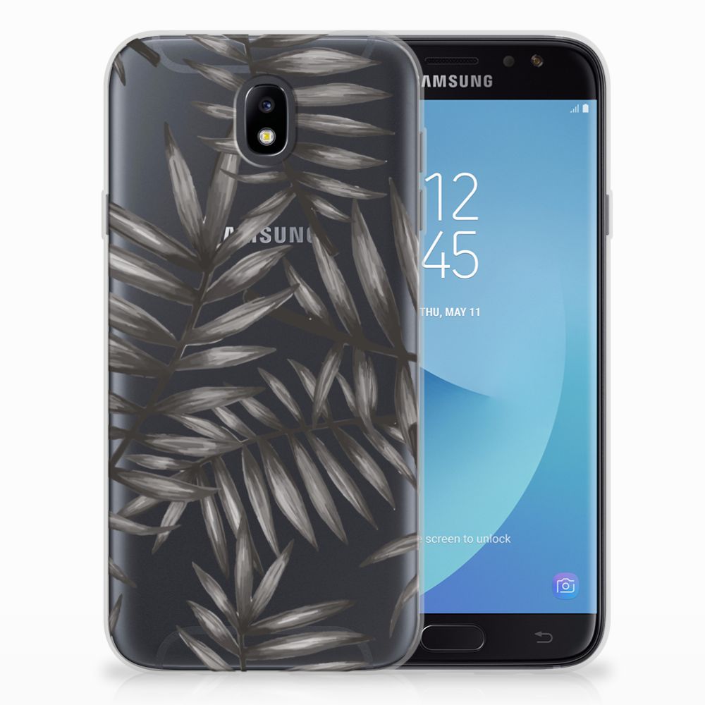 Samsung Galaxy J7 2017 | J7 Pro TPU Case Leaves Grey