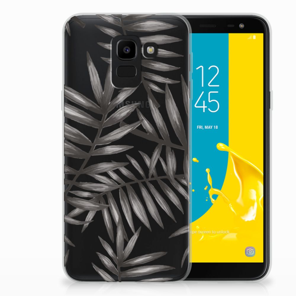 Samsung Galaxy J6 2018 TPU Case Leaves Grey