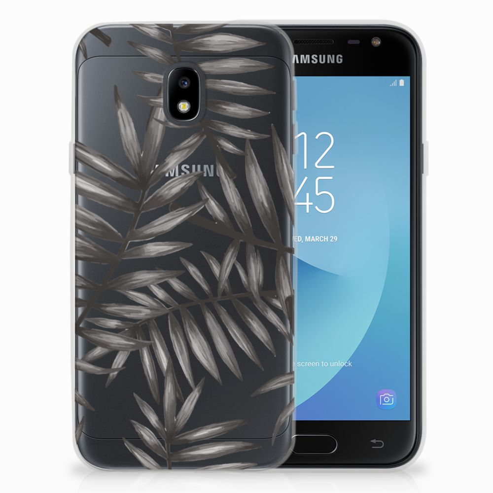 Samsung Galaxy J3 2017 TPU Case Leaves Grey