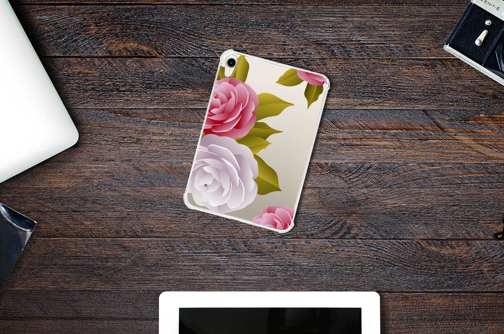 Apple iPad mini 6 (2021) Siliconen Hoesje Roses