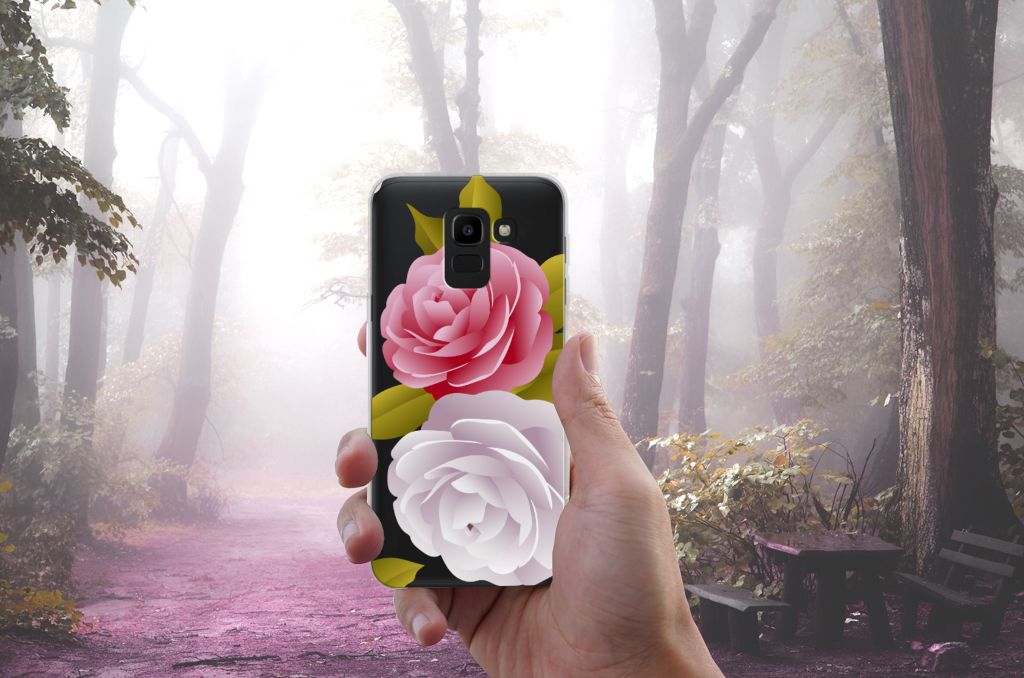 Samsung Galaxy J6 2018 TPU Case Roses