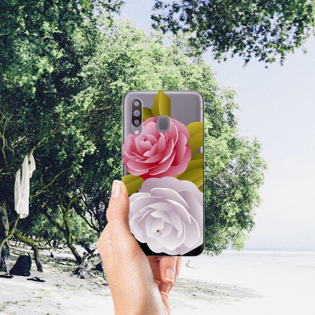 Samsung Galaxy M30 TPU Case Roses