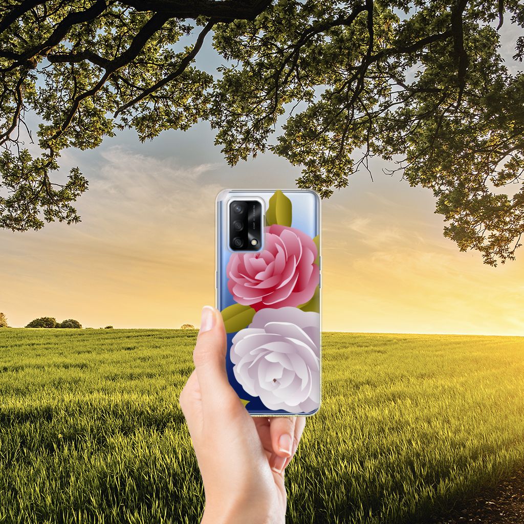 OPPO A74 4G TPU Case Roses