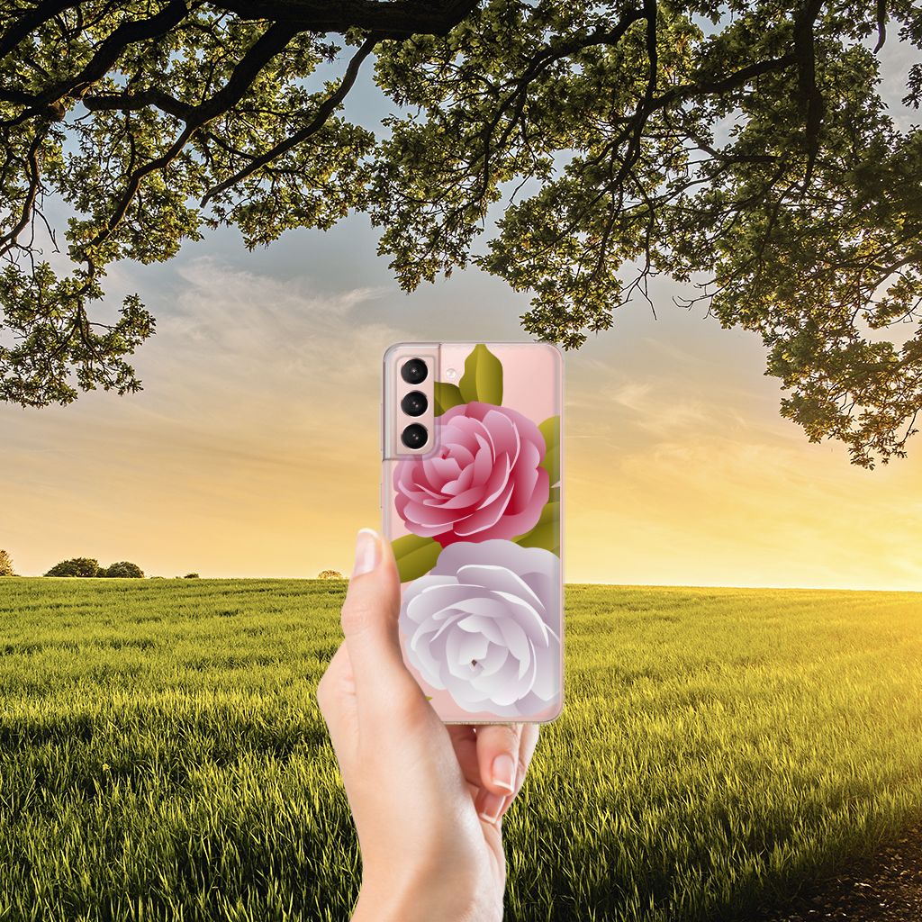 Samsung Galaxy S21 TPU Case Roses