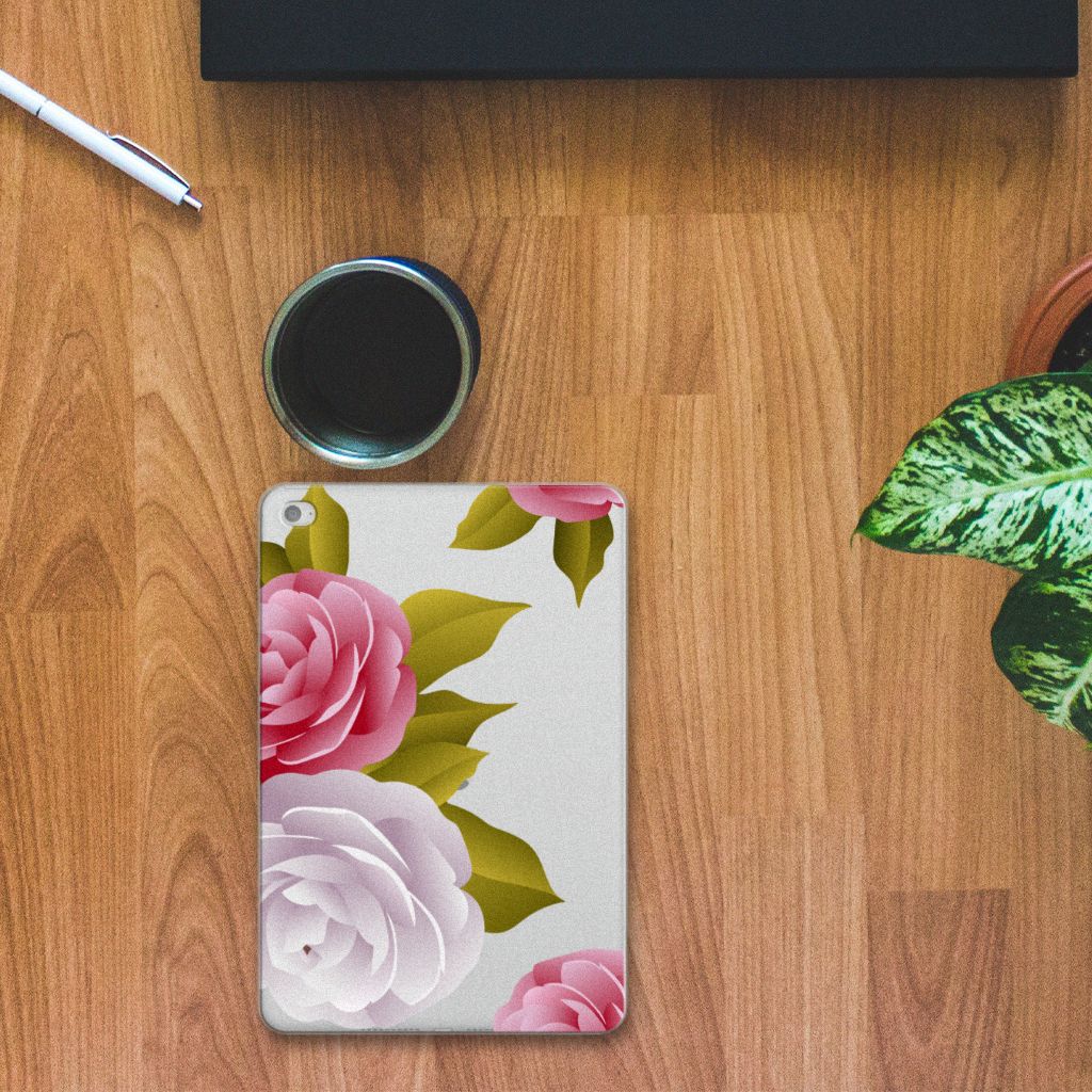 Apple iPad Mini 4 | Mini 5 (2019) Siliconen Hoesje Roses