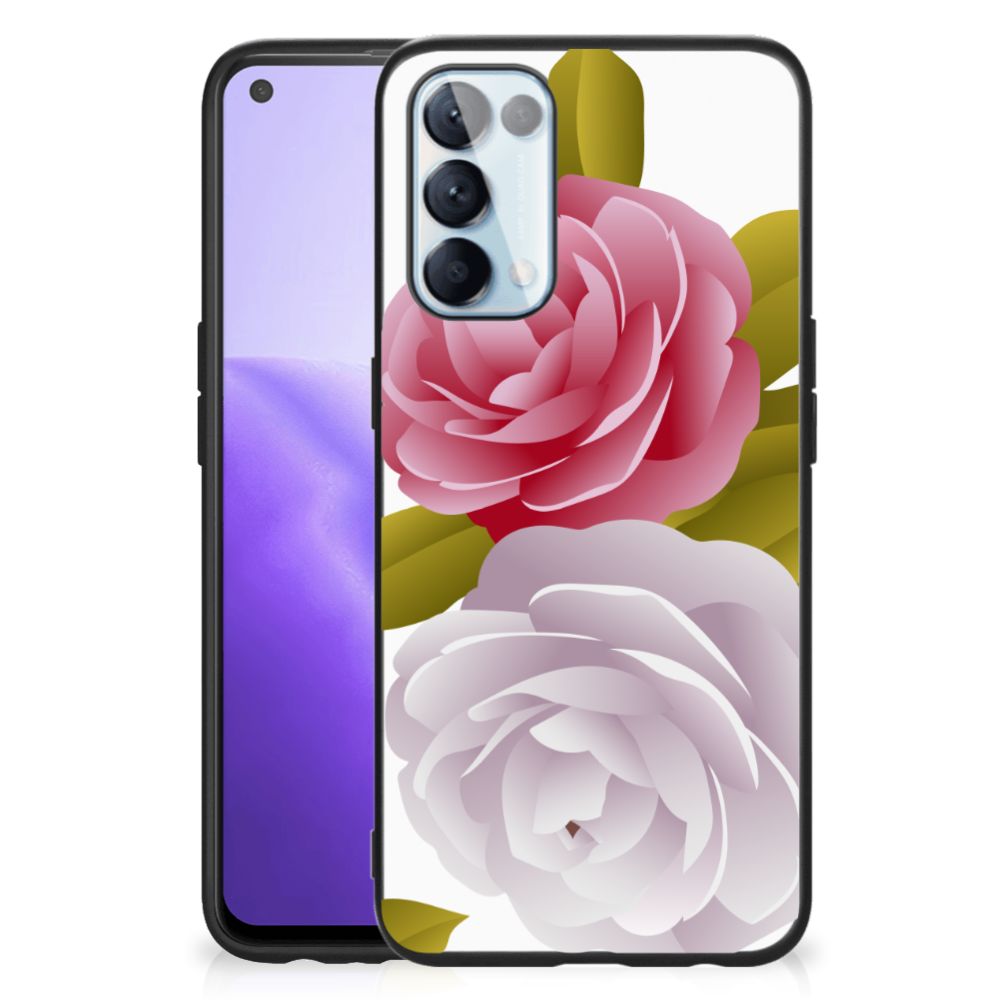OPPO Reno5 5G | Find X3 Lite Bloemen Hoesje Roses