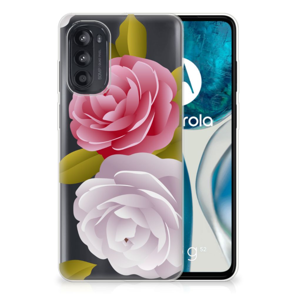 Motorola Moto G52/G82 TPU Case Roses