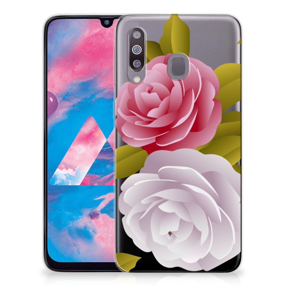 Samsung Galaxy M30 TPU Case Roses